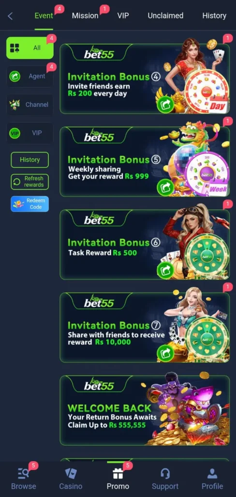  Bet55 Game