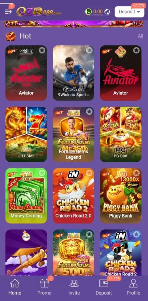 QZR888 Game