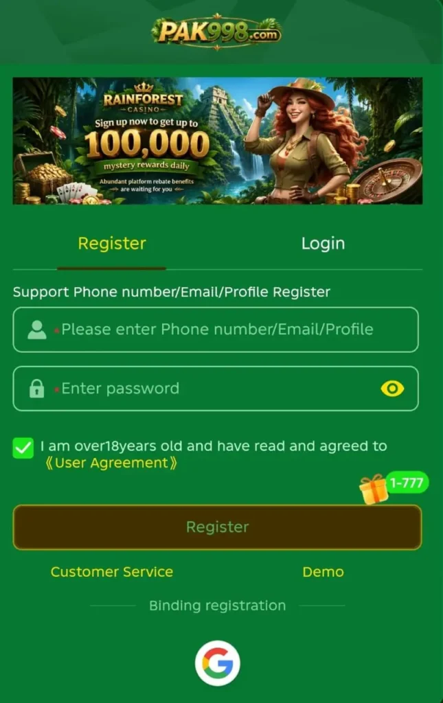 Pak998 Game