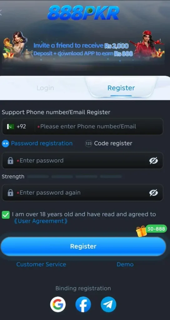 888pkr Game